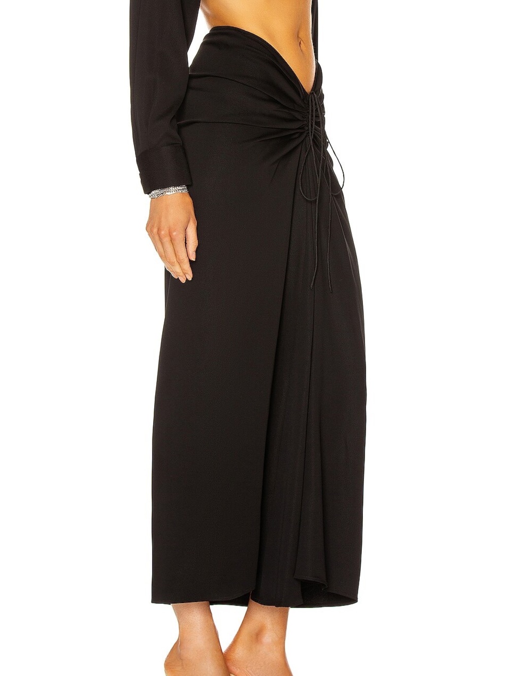 Christopher Esber Ruched Maxi Skirt - Picture 2 of 4